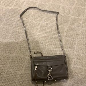 Rebecca minkoff dark grey /taupe bag.
